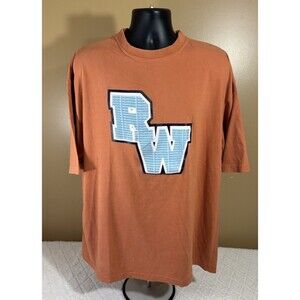 Vintage Rocawear Logo Graphic Orange Tee Hip Hop Street Wear  Mens Size Large